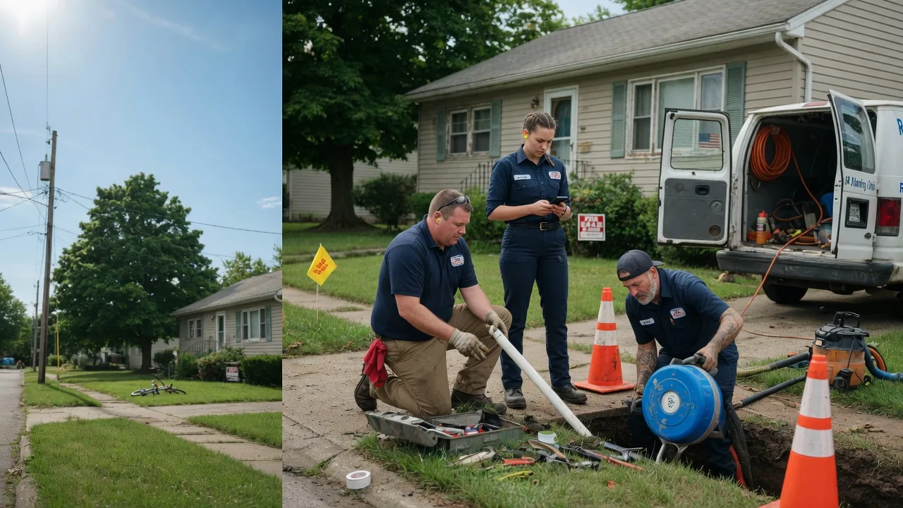 Sewer Line Repair in Waggoner, IL near me